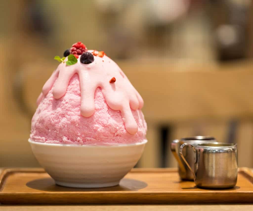 patbingsu shaved ice from korea
