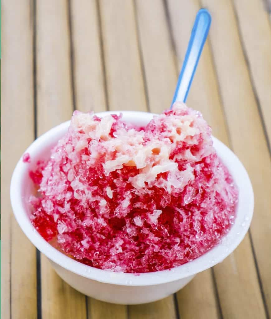 tiger's blood shave ice